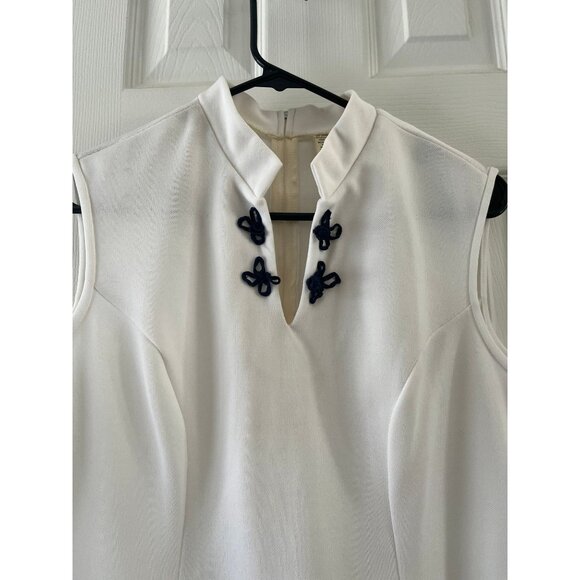 Vtg 1970's Tennis Dress By Saks Fifth Avenue Active Sportswear Size 14 White - Picture 6 of 8